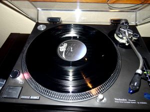 The simple pleasure of playing a vinyl record
