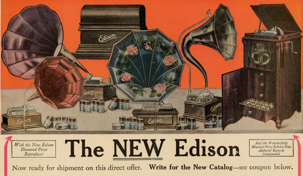 The new Edison Phonograph circa 1912